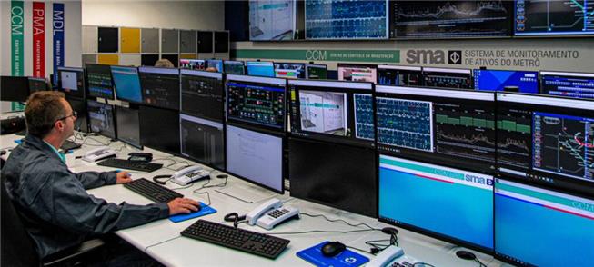 O novo Centro de Controle de Manutenção do Metrô