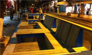 O parklet paulistano foi implantado na Rua Padre J