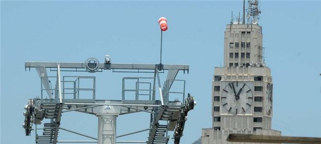 O primeiro teste do teleférico do Morro da Providê