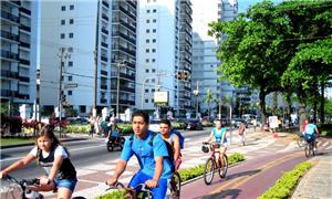 O sistema cicloviário santista