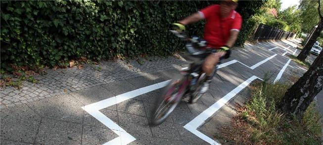 O trecho que virou piada entre ciclistas berlinens