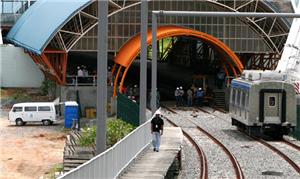 Obra do metrô de Salvador