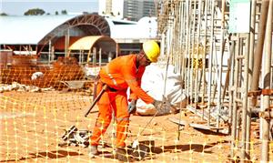 Obras da linha 2 do Metrô de Salvador