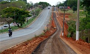 Obras da nova ciclovia goiana