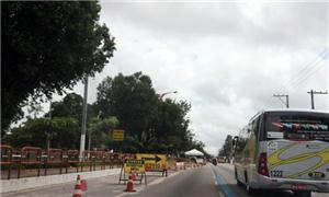 Obras do BRT em Belém