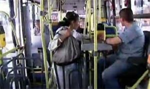 Ônibus com duas catracas