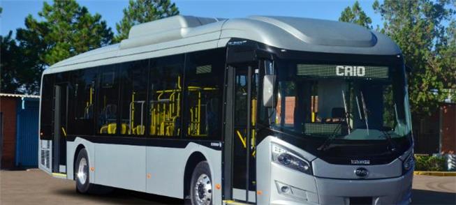 Ônibus elétrico BYD já circula experimentalmente n