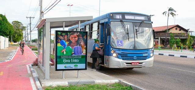 Ônibus em Boa Vista: 600 pontos simples e 75 abrig