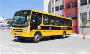 Ônibus escolar acessível, em Santa Catarina