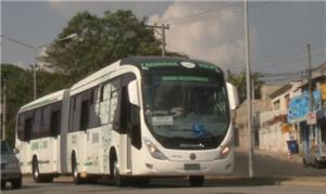 Ônibus foi apresentado durante a campanha eleitora