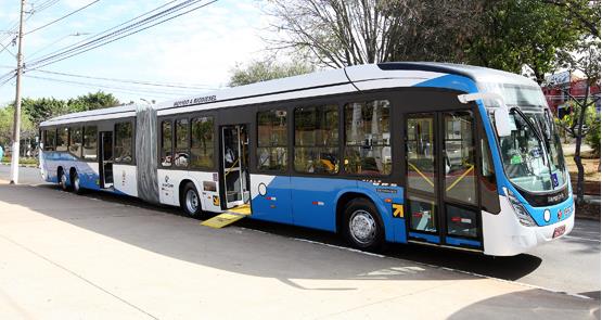 Ônibus não poluidores terão 'área branca' na regiã