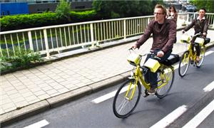 Opera para ciclistas ao longo do rio Douro