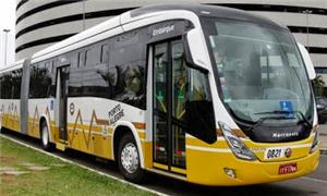 Os ônibus circularão em quatro corredores exclusiv