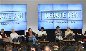 Participantes do 4º ciclo de debates da Rádio CBN