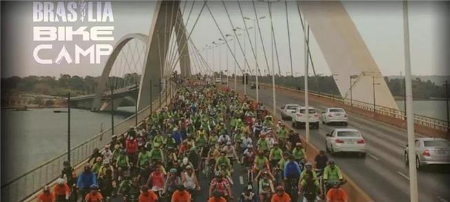 Pedal de 15 km, uma das atrações do Brasília Bike