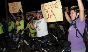 Pedalada fez protesto por morte de ciclista, no Am
