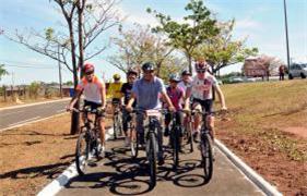 Pedalada para inaugurar ciclovia neste domingo