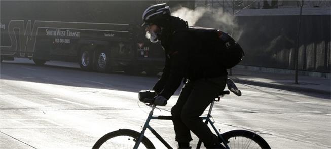 Como é sair de bike a 20 graus negativos