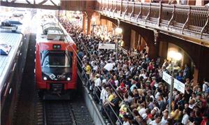 Plataforma da estação Luz da CPTM