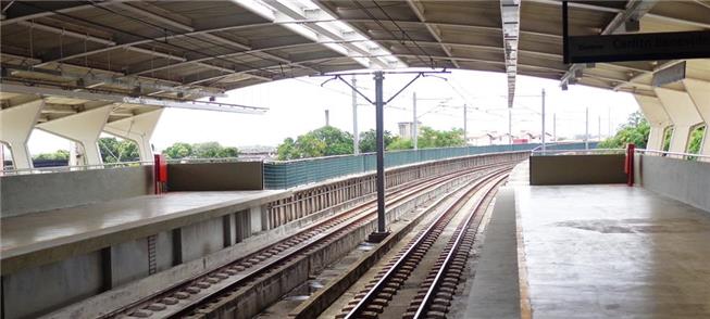 Plataforma da nova Estação JK, na capital cearense