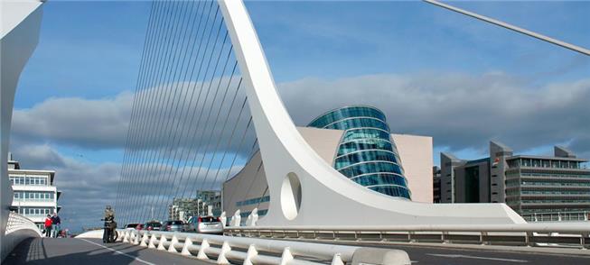 Ponte Samuel Beckett, em Dublin