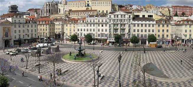 Praça do Rossio, de 1849, em Lisboa, Portugal