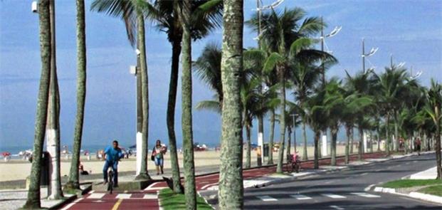 Praia Grande tem pouco mais de 84 km de ciclovias