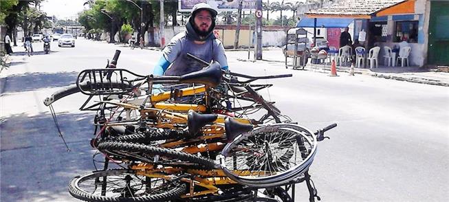 Projeto Bota Pra Rodar recupera bikes para uso com