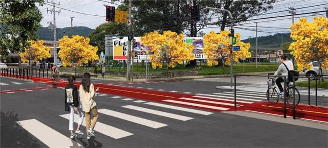 Projeto de ciclovia em Florianópolis (SC)