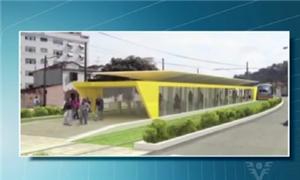 Projeto de uma das estações do VLT