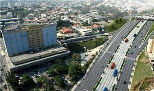 Projeto do BRT na av. Antonio Carlos, em Belo Hori