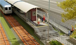 Projeto da nova estação do metrô de Teresina