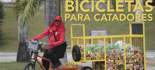 Projeto Relix, que destina bikes de carga aos trab