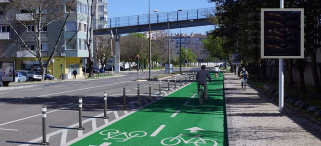 Proposta de ciclovia para av. Conde Almoster, em L