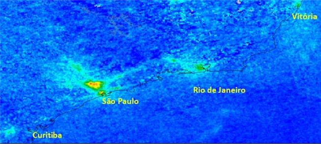 Quarentena reduz níveis de NO2 (33%) em SP e outra