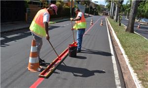 Recursos vão para obras de sinalização de vias, en