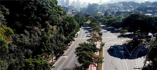 Redução da circulação de veículos na Av. Sumaré e