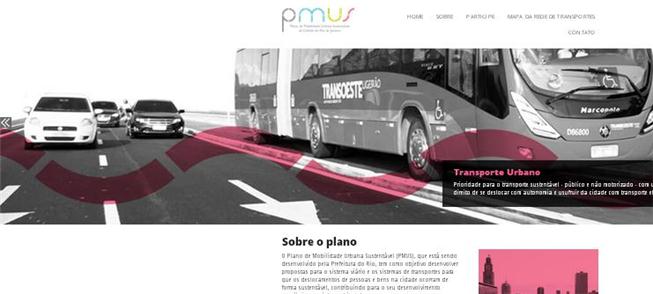 Rio de Janeiro tem site sobre o plano de mobilidad