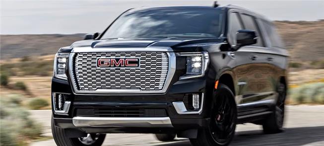 SUV Yukon Denali 2024: frente com 1,55 m de altur