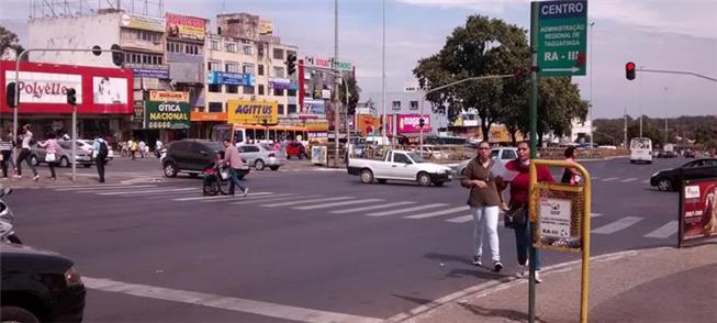 Taguatinga (DF): densidade que favorece a caminhad