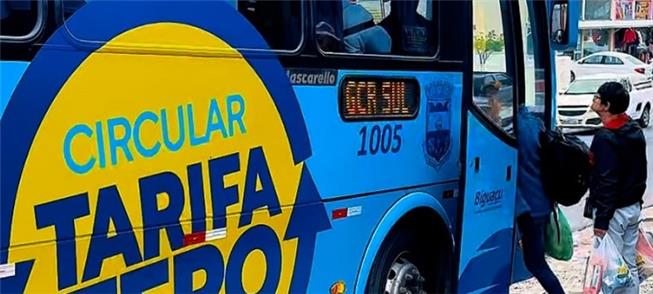 Tarifa Zero na cidade de Governador Celso Ramos (S