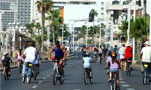 Tel Aviv registra aumento no uso da bike