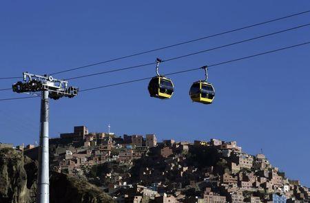 Teleférico em La Paz