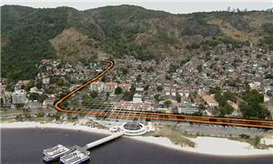 Traçado do futuro BRT Transoceânica, em Niterói