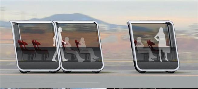 Transporte do futuro: cabines acopladas, para cham