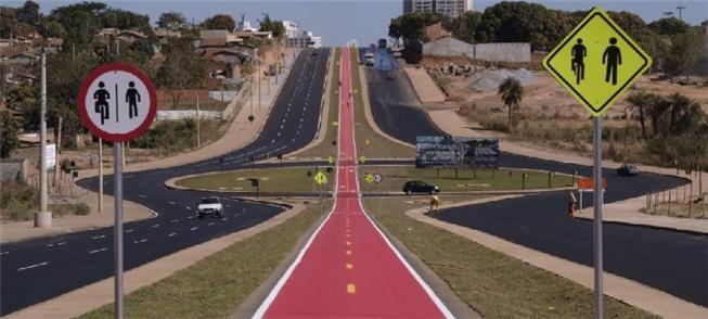 Trecho da rodovia, em Cuiabá-MT