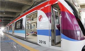 Trem do metrô na Estação Pirajá, em Salvador