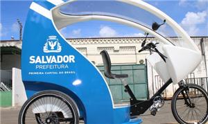 Triciclo velo-táxi vai começar a operar em Salvado