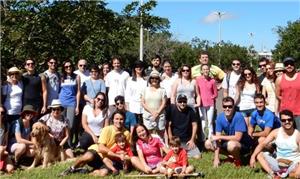 Turma reunida no Jane's Walk, que ocorreu no últim