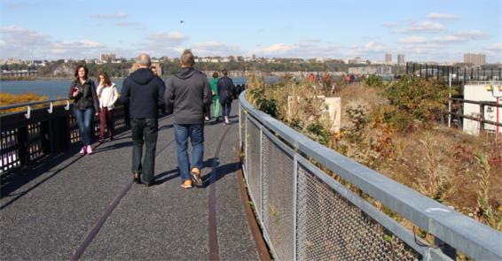 Último trecho do High Line, inaugurado em 21 de se